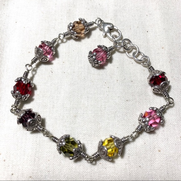 Brighton Jewelry - Brighton Glass Mountains Crystal Station Bracelet